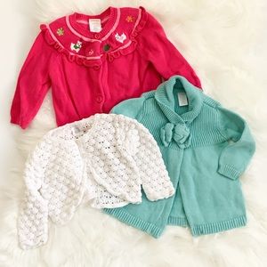 Baby Cardigan Long Sleeve Sweaters & Crochet Shrug
